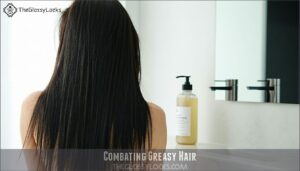combating greasy hair