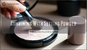 combining with setting powder