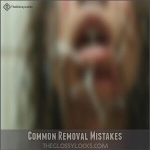 common removal mistakes
