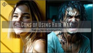 cons of using hair wax