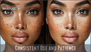 consistent use and patience consistent use and patience