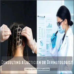 consulting a loctician or dermatologist consulting a loctician or dermatologist