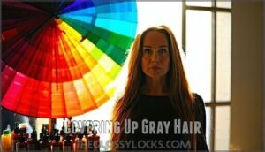 covering up gray hair