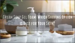 cream soap gel foam
