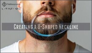creating a u-shaped neckline