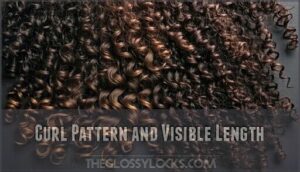 curl pattern and visible length