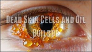 dead skin cells and oil buildup