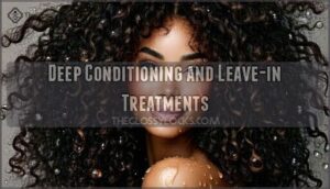 deep conditioning and leave-in treatments