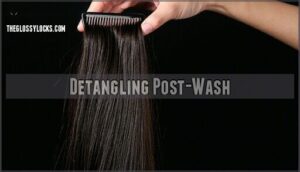 detangling post-wash