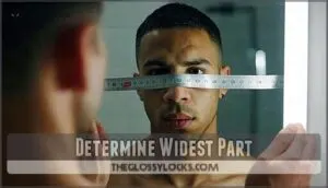 determine widest part