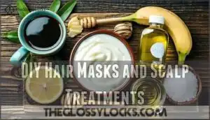 diy hair masks and scalp treatments