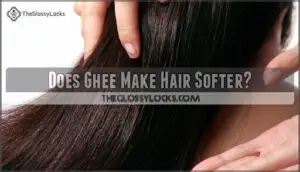 does ghee make hair softer