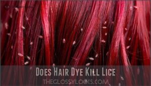 does hair dye kill lice