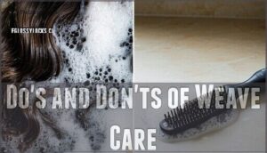 do's and don'ts of weave care