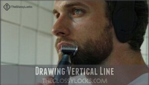 drawing vertical line