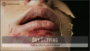 dry shaving