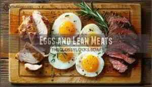 eggs and lean meats