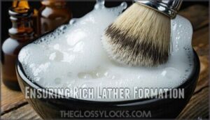 ensuring rich lather formation ensuring rich lather formation