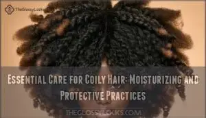 essential care for coily hair: moisturizing and protective practices