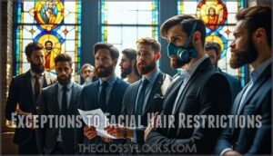 exceptions to facial hair restrictions