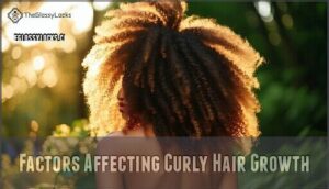 factors affecting curly hair growth