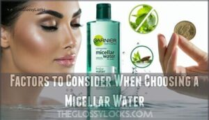 factors to consider when choosing a micellar water