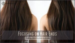 focusing on hair ends