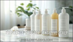 fragrance-free for sensitive scalp