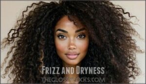 frizz and dryness