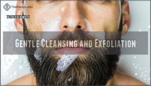 gentle cleansing and exfoliation