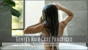 gentle hair care practices