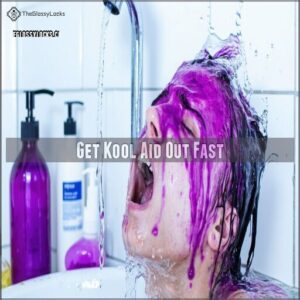 get kool aid out fast