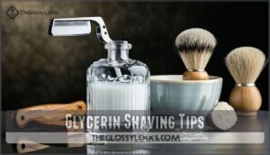 glycerin shaving tips