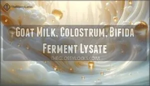 goat milk, colostrum, bifida ferment lysate