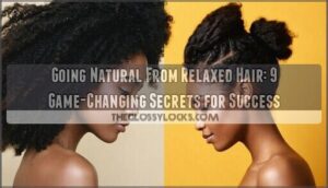 going natural from relaxed hair