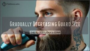 gradually decreasing guard size