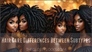 hair care differences between subtypes