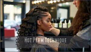 hot perm technique