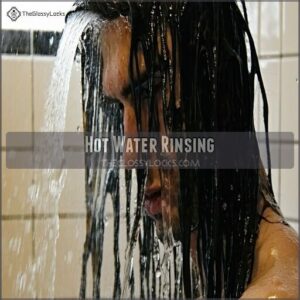 hot water rinsing