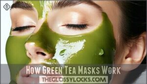 how green tea masks work