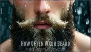 how often wash beard