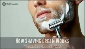 how shaving cream works