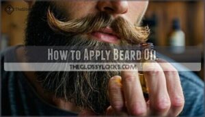 how to apply beard oil