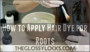 how to apply hair dye for roots