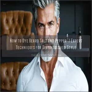 how to dye beard salt and pepper