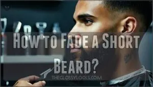 how to fade a short beard