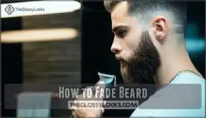 how to fade beard