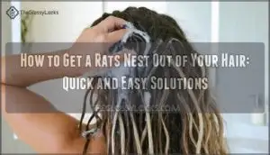 how to get a rats nest out of your hair