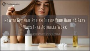 how to get nail polish out of your hair
