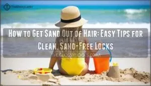 how to get sand out of hair